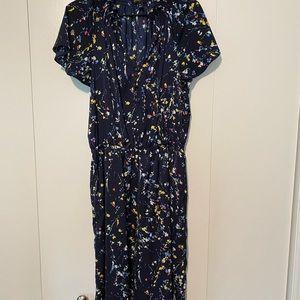 Banana republic printed jumpsuit.